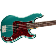 Fender American Professional Classic Precision Electric Bass Guitar, Rosewood Fingerboard - Faded Sherwood Green Metallic