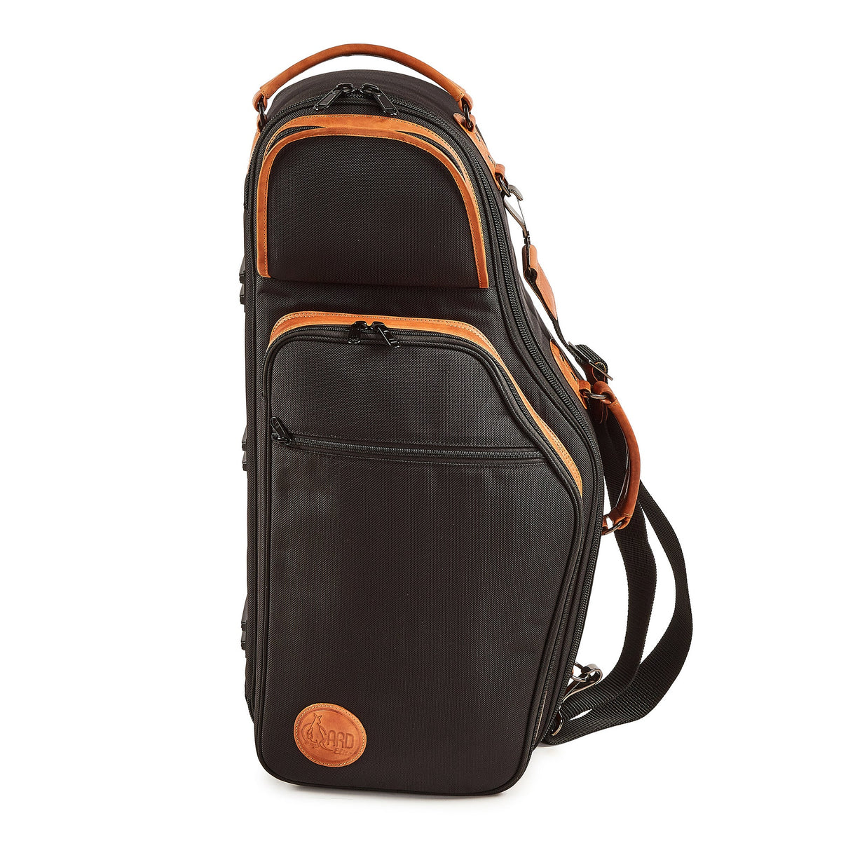 GARD 121-ESK Elite Alto and Soprano Double Saxophone Gig Bag - Black Cordura