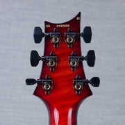 PRS Limited Edition Custom 24-08 10-Top Electric Guitar - Fire Red Burst - #0424105