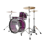 Ludwig Vistalite Pro Beat 3-Piece Shell Pack with 24-Inch Kick - Purple