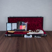 Fender Custom Shop 1969 Stratocaster Electric Guitar - Aged Olympc White - #R123540