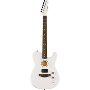 Fender Limited Edition Finneas American Acoustisonic Telecaster Signature Acoustic Electric Guitar - Satin Arctic White