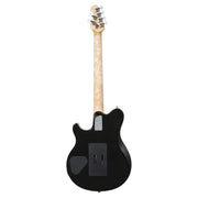 Ernie Ball Music Man 30th Anniversary Axis Electric Guitar - Translucent Gold Quilt Top/Black Gold Sparkle Back