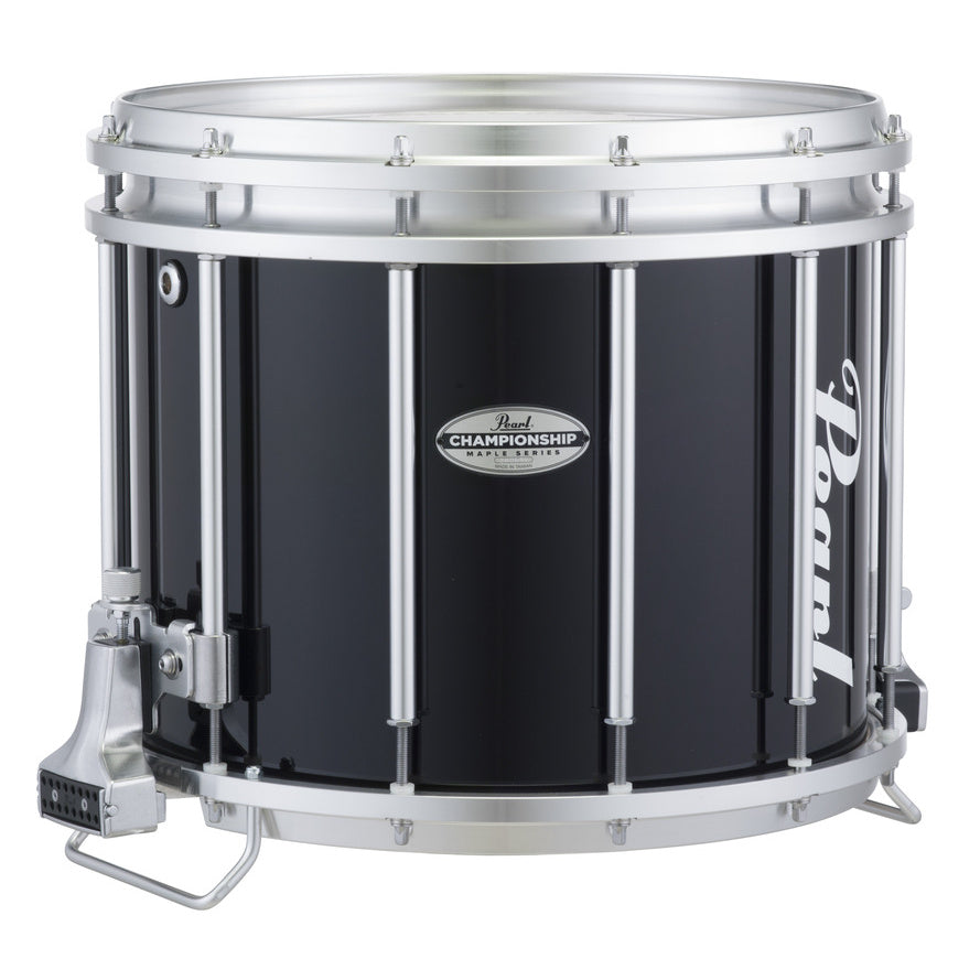 Pearl FFXM1412 14" x 12" Championship Maple Marching Snare Drum - Midnight Black
