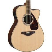 Yamaha FSX830C Small Body Cutaway Acoustic Electric Guitar - Natural