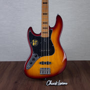 Sire V5 Alder-4 Left-Handed Bass Guitar - Tobacco Sunburst