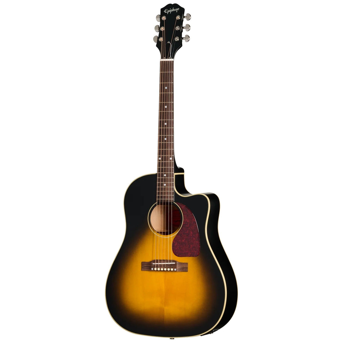 Epiphone J-45 Standard EC Acoustic Electric Guitar - Vintage Sunburst