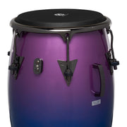 Latin Percussion 11.75-Inch Tony Succar Signature Conga - Rainbow with Black Nickel-Hardware