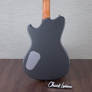 Powers Electric A-Type Electric Guitar - Two Tone Dolomite/Silver Top - #B070