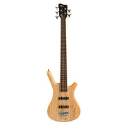 Warwick Teambuilt Pro Series Corvette Ash 5-String Electric Bass Guitar - Natural Transparent Satin
