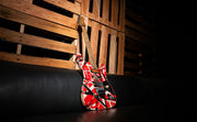 EVH Striped Series Frankie Relic Electric Guitar - Red with Black Stripes