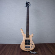 Warwick Pro Series Corvette 5-String Electric Bass Guitar - Natural Transparent Satin - #GPS L 010778-22