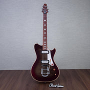 Powers Electric A-Type Select Maple Electric Guitar - Chroma Silver Cranberry - #A905