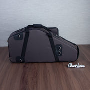 Marcus Bonna Double Sax Case for Alto and Straight Soprano with Detachable Neck - Brown Nylon
