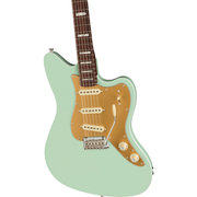 Fender Parallel Universe Volume II Strat Jazz Deluxe Electric Guitar - Transparent Faded Sea Foam Green