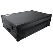 ProX XS-PRIME4WLTBL ATA Flight Case For Denon PRIME 4 G2/PRIME 4 MK2 DJ Controller with Laptop Shelf 1U Rack Space and Wheels - Black
