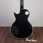 Gibson Custom Shop 1957 Les Paul Custom 3-Pickup Reissue Electric Guitar - Ebony - #74304