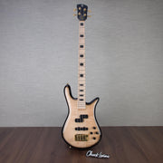 Spector Euro 4 Electric Bass Guitar - Natural Black Burst Gloss - CHUCKSCLUSIVE - #NB22936