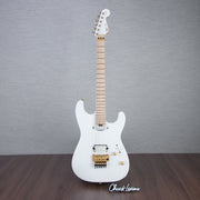 Charvel Custom Shop San Dimas HS FR Electric Guitar - White Angel Dust - #C16980