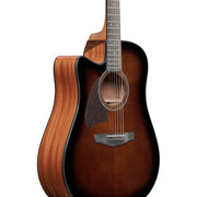 Ibanez AAD51CE AAD Left Handed Acoustic Electric Guitar - Dark Violin Sunburst