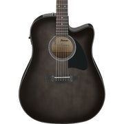 Ibanez AAD77CE AAD Acoustic Electric Guitar - Transparent Black Sunburst