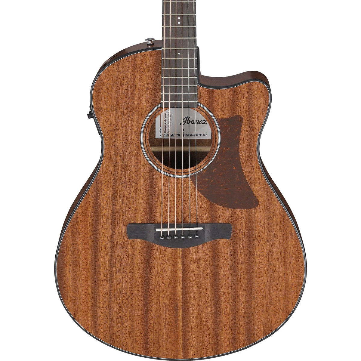 Ibanez AAM54CE Advanced Acoustic Series Acoustic Electric, Open Pore Natural