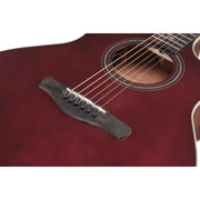 Ibanez AE100BUF AE Acoustic Electric Guitar, Burgundy Flat