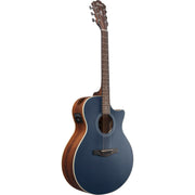 Ibanez AE100 6-String Acoustic Electric Guitar, Dark Tide Blue Flat