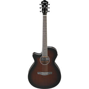 Ibanez AEG7L Left Handed Acoustic Electric Guitar, Dark Violin Sunburst