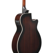 Ibanez AEG7L Left Handed Acoustic Electric Guitar, Dark Violin Sunburst