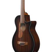Ibanez AEGB24FE Acoustic Electric Bass, Mahogany Sunburst High Gloss