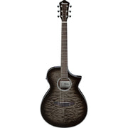 Ibanez AEWC16QA AEWC Acoustic Electric Guitar - Transparent Black Sunburst