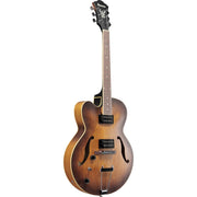 Ibanez AF55 Artcore Left Handed Hollow Body Electric Guitar - Tobacco Flat