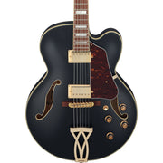 Ibanez AF75G AF Artcore Hollow Body Electric Guitar - Black Flat