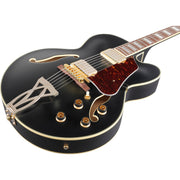 Ibanez AF75G AF Artcore Hollow Body Electric Guitar - Black Flat