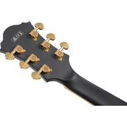 Ibanez AF75G AF Artcore Hollow Body Electric Guitar - Black Flat