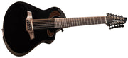 Veillette Avante Series Gryphon 12 String Black w/ Gig Bag