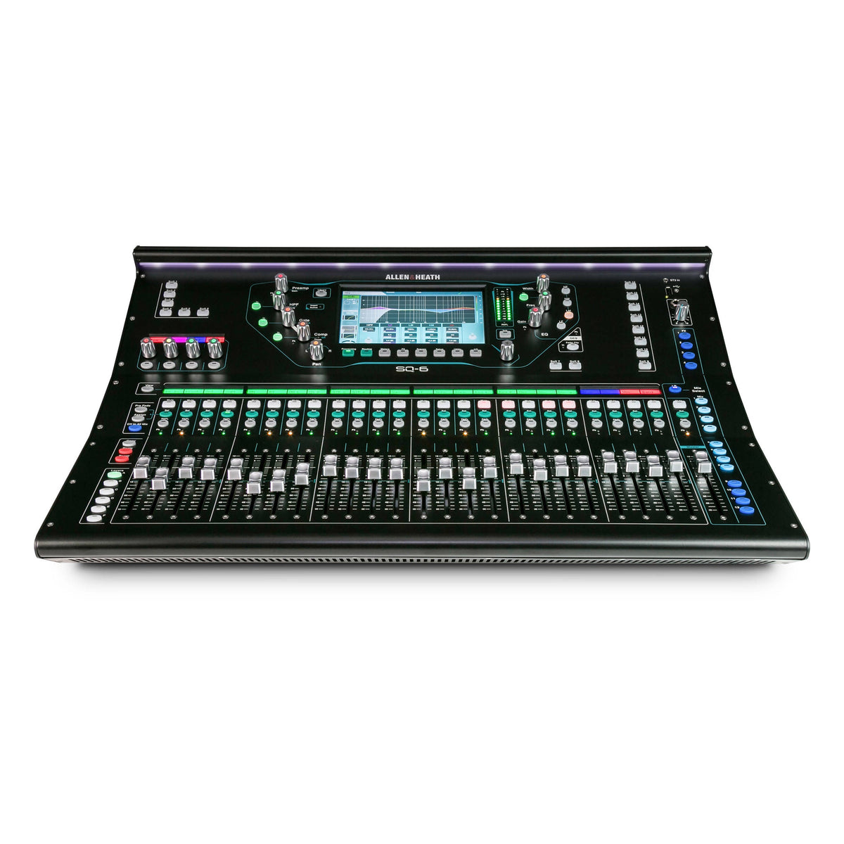 Allen & Heath SQ-6 48-Channel / 36-Bus Digital Mixer with 24+1 Motorized Faders