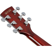 Ibanez AJ70M1E AJ Acoustic Electric Guitar - Wine Red