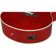 Ibanez AJ70M1E AJ Acoustic Electric Guitar - Wine Red