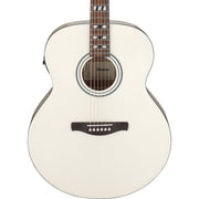 Ibanez AJ70M2E AJ Acoustic Electric Guitar - Pearl White