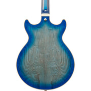 Ibanez AM93QA AM Artcore Expressionist Electric Guitar - Jet Blue Burst