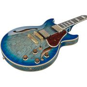 Ibanez AM93QA AM Artcore Expressionist Electric Guitar - Jet Blue Burst