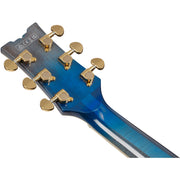 Ibanez AM93QA AM Artcore Expressionist Electric Guitar - Jet Blue Burst