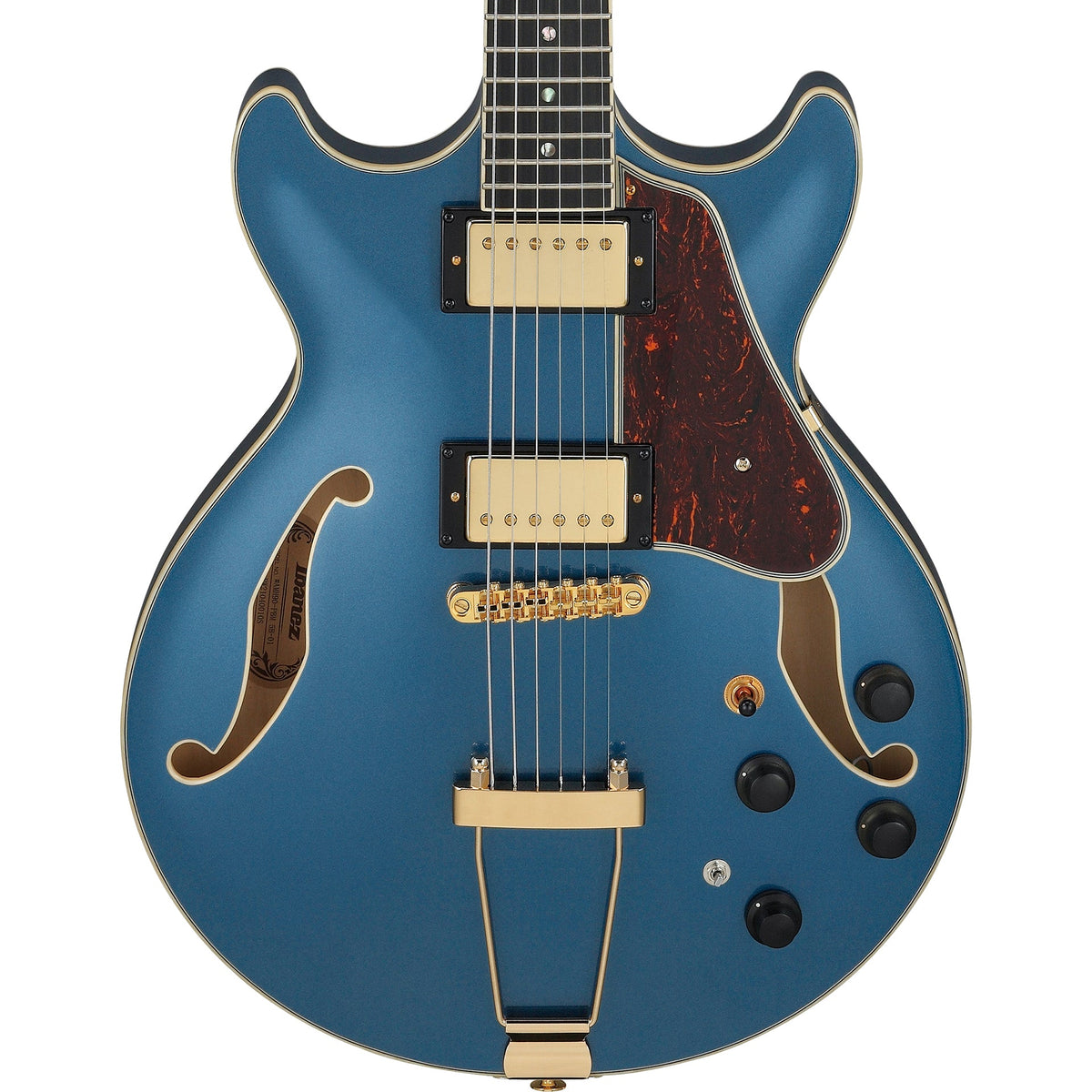 Ibanez AMH Artcore Expressionist Full-hollow Electric Guitar, Prussian Blue Metallic