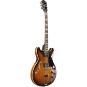 Ibanez AS7328 AS Artcore Baritone Electric Guitar - Tobacco Brown