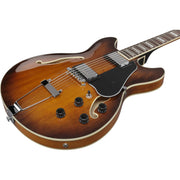 Ibanez AS7328 AS Artcore Baritone Electric Guitar - Tobacco Brown