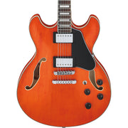 Ibanez AS73 AS Artcore Semi-Hollow Electric Guitar - Transparent Tangerine Flat