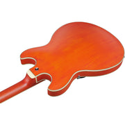 Ibanez AS73 AS Artcore Semi-Hollow Electric Guitar - Transparent Tangerine Flat