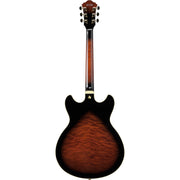 Ibanez AS Artcore Expressionist Semi-Hollow Electric Guitar - Dark Brown Sunburst
